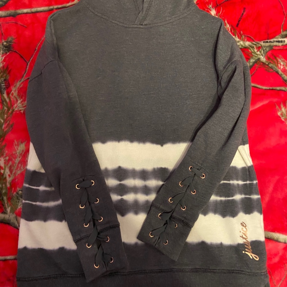 Justice tie-dye hoodie